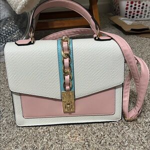 Aldo pastel blue and pink purse